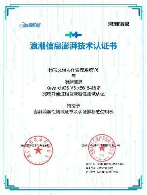 国芯科技RAID卡与浪潮信息云峦操作系统KeyarchOS完成澎湃技术认证，共推信息系统集成服务新高度